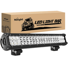 Load image into Gallery viewer, Nilight 20-Inch 126W Spot Flood Combo Offroad LED Light Bar, 2 Years Warranty