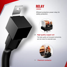 Load image into Gallery viewer, Nilight 14AWG 10014W LED Light Bar Wiring Harness Kit - 2 Leads Heavy Duty 12V 5Pin Rocker Laser On Off Waterproof Switch Power Relay Blade Fuse, 2 Years Warranty