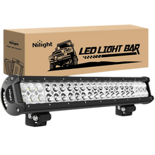 Load image into Gallery viewer, Nilight 20-Inch 126W Spot Flood Combo Offroad LED Light Bar, 2 Years Warranty
