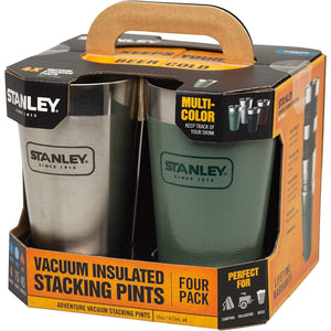 Stanley Adventure Stacking Vacuum Pint, 16 oz, 4-Pack